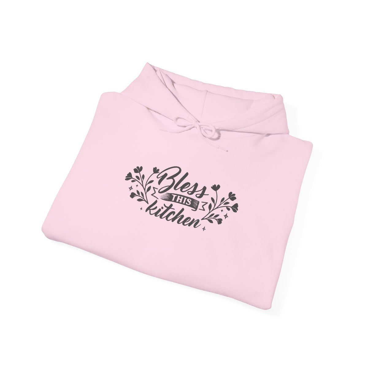 Bless This Kitchen Hoodie — Floral Home Cooking Sweatshirt