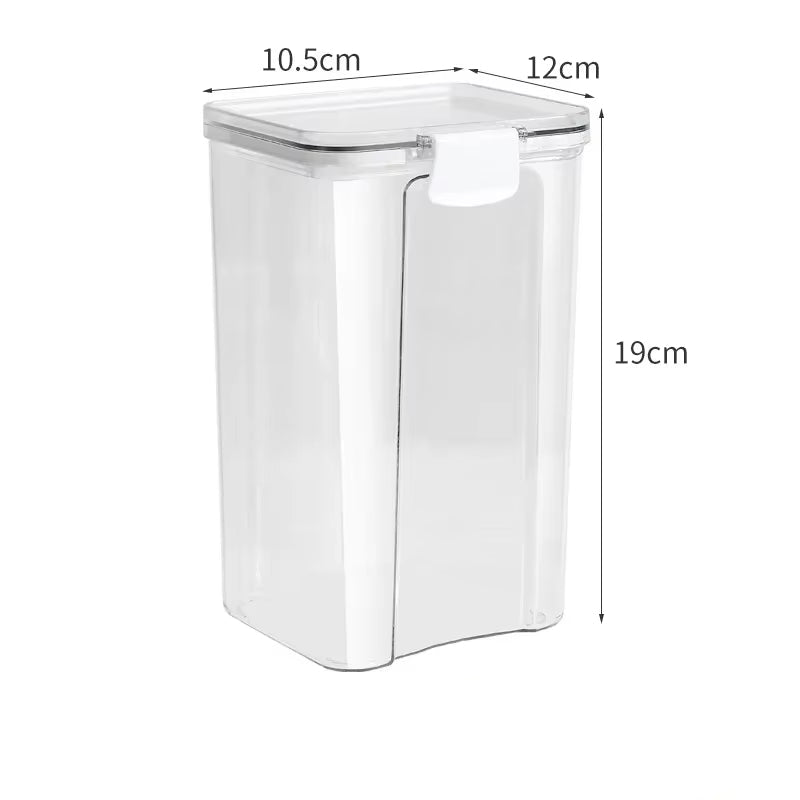 1PC Sealed Jar Airtight Container Grain Pasta Storage Box Plastic Moisture-Proof Box Household Kitchen Organizer Seasoning Jars