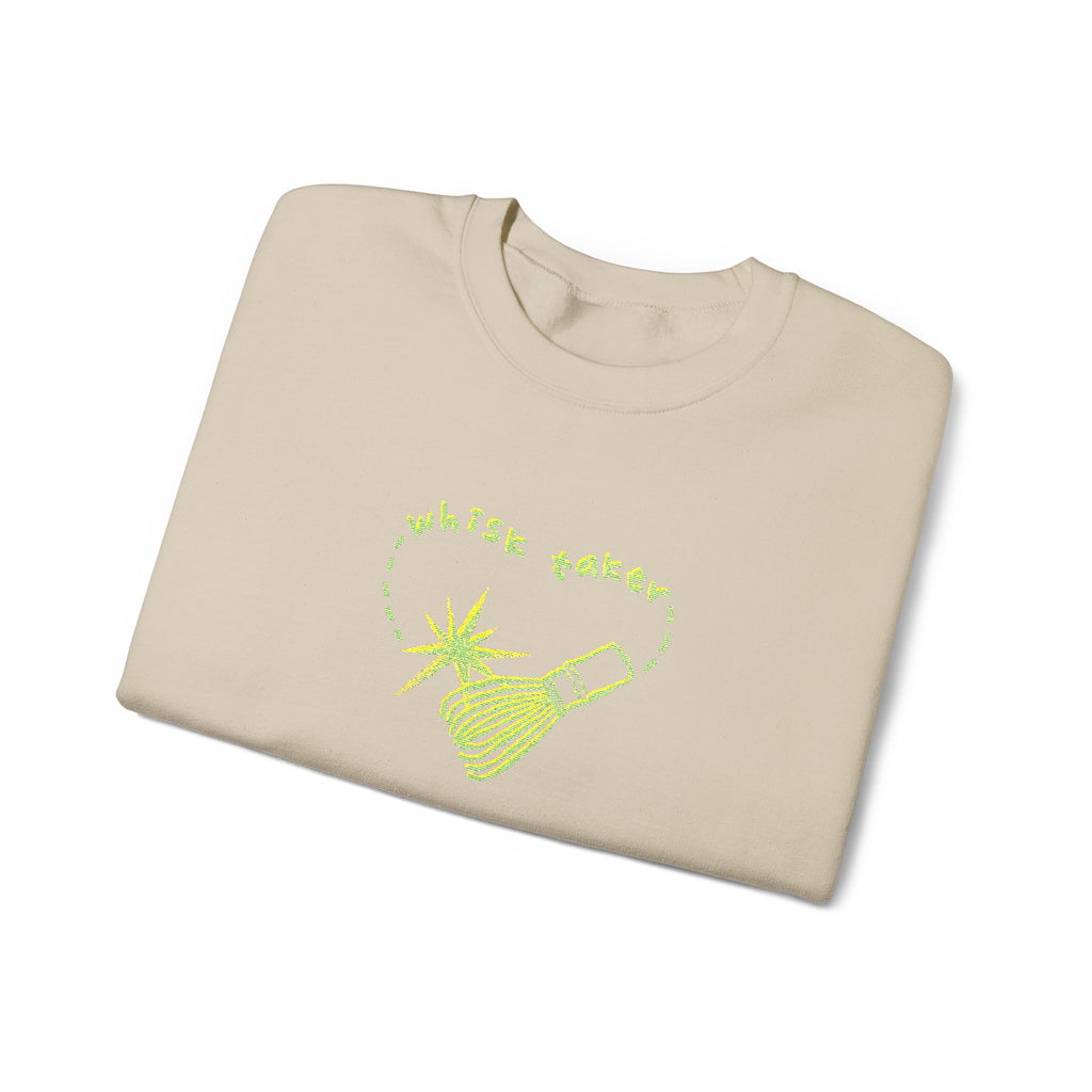 Yummy Tummy Whisk Taker Matcha Crewneck Sweatshirt — 14 Colors, S-5XL