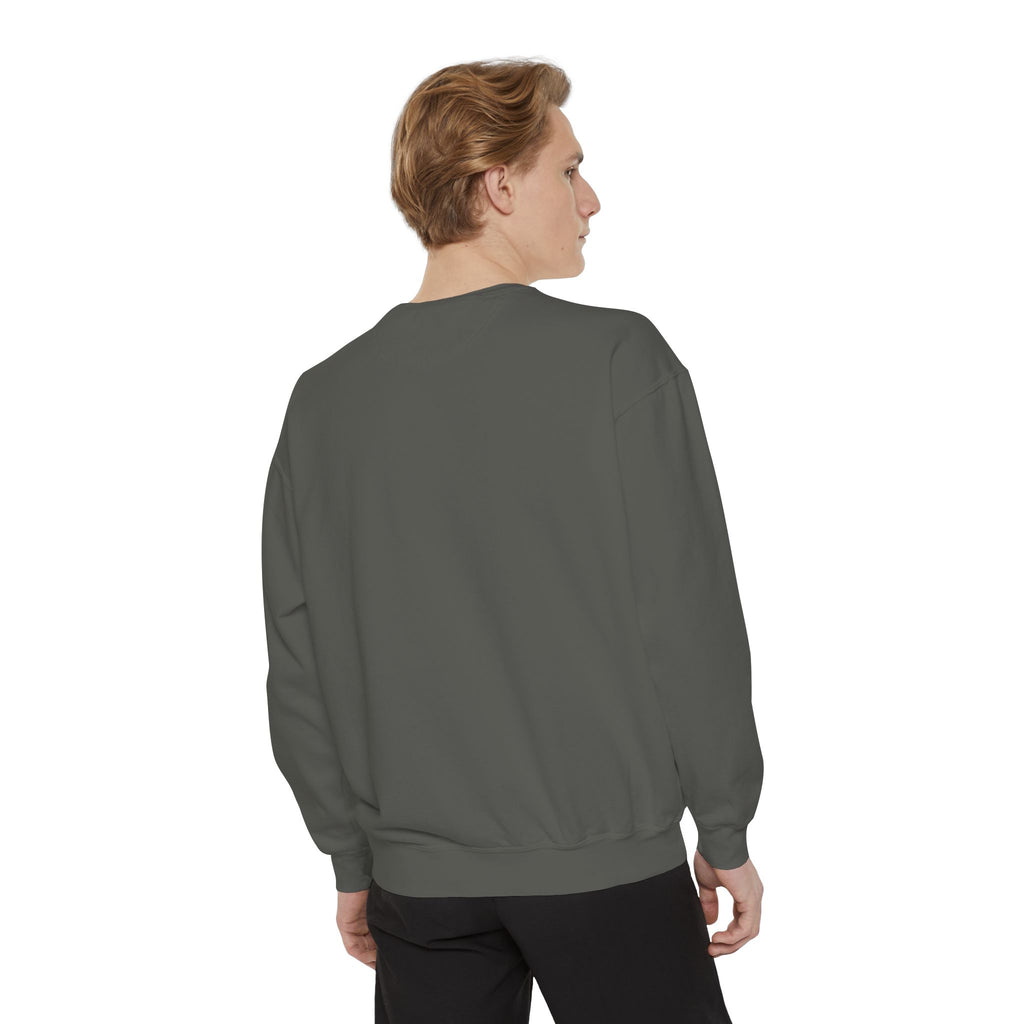 Pizza Lover Sweatshirt — "Here for the Pizza" Graphic Crewneck