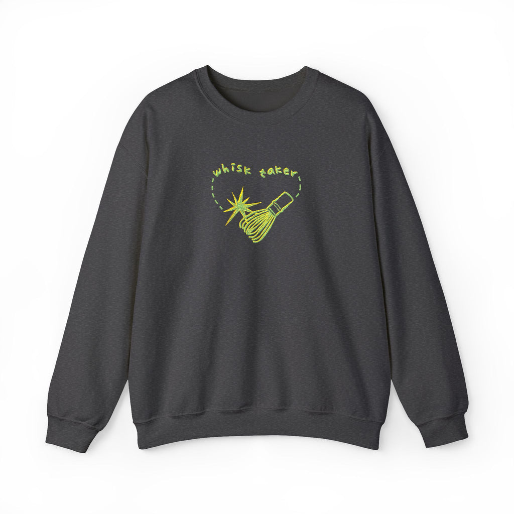 Yummy Tummy Whisk Taker Matcha Crewneck Sweatshirt — 14 Colors, S-5XL
