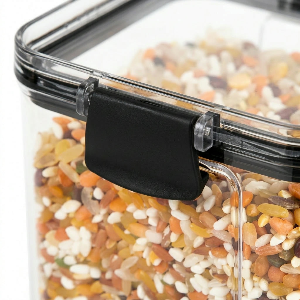 Airtight Kitchen Storage Box – Moisture-Proof Plastic Container