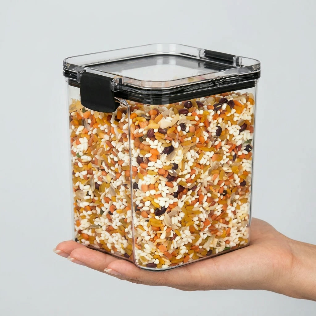 Airtight Kitchen Storage Box – Moisture-Proof Plastic Container