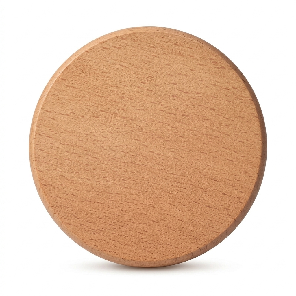 Wood Coaster – Heat Resistant Cup Mat Solid Walnut 8.8cm