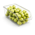 Clear Fridge Organizer Bin – Easy Food Storage with Durable Plastic