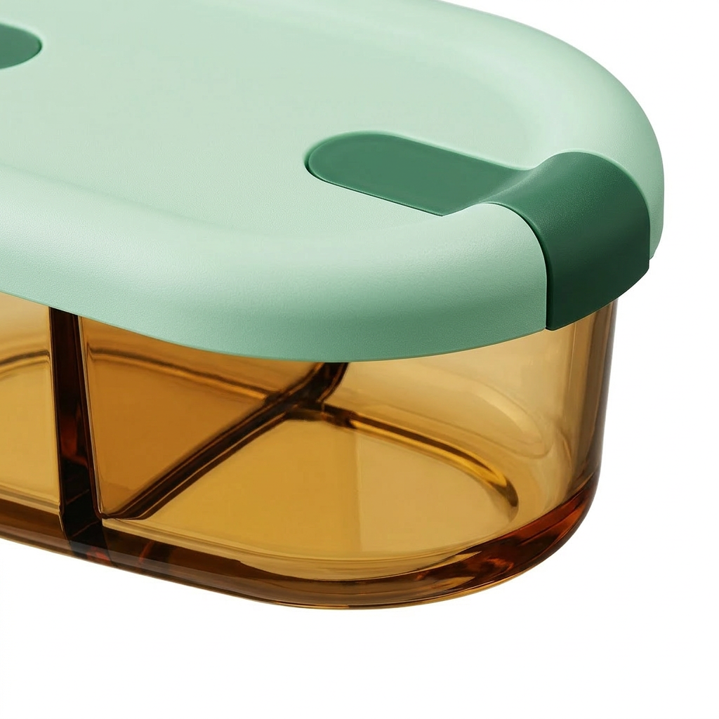 Microwave Glass Lunch Box – Fresh & Sealed – Heat-Resistant Oval Bowl