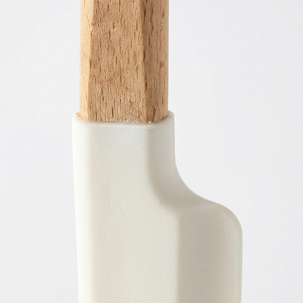 Non-Baking Silicone Spatula – Heat Resistant Wooden Handle for Cooking & Baking
