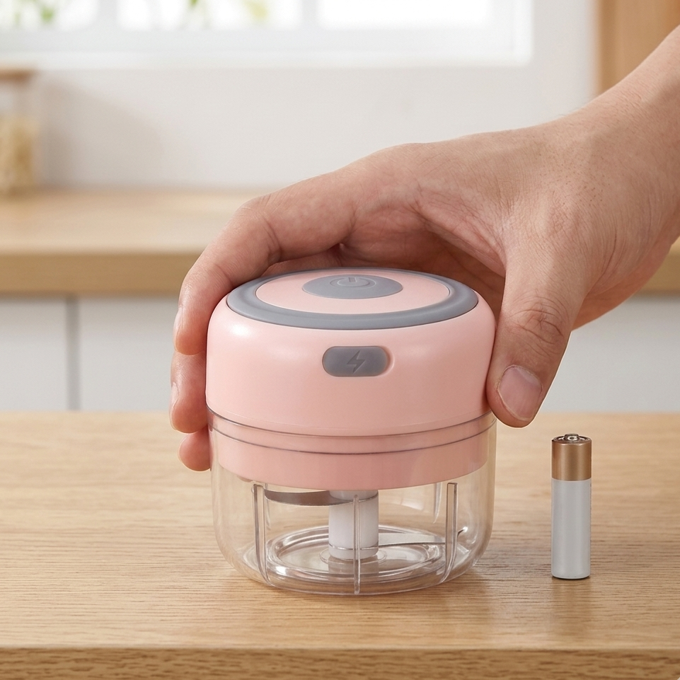 Electric Garlic Chopper for Fast Prep with USB Rechargeable Design