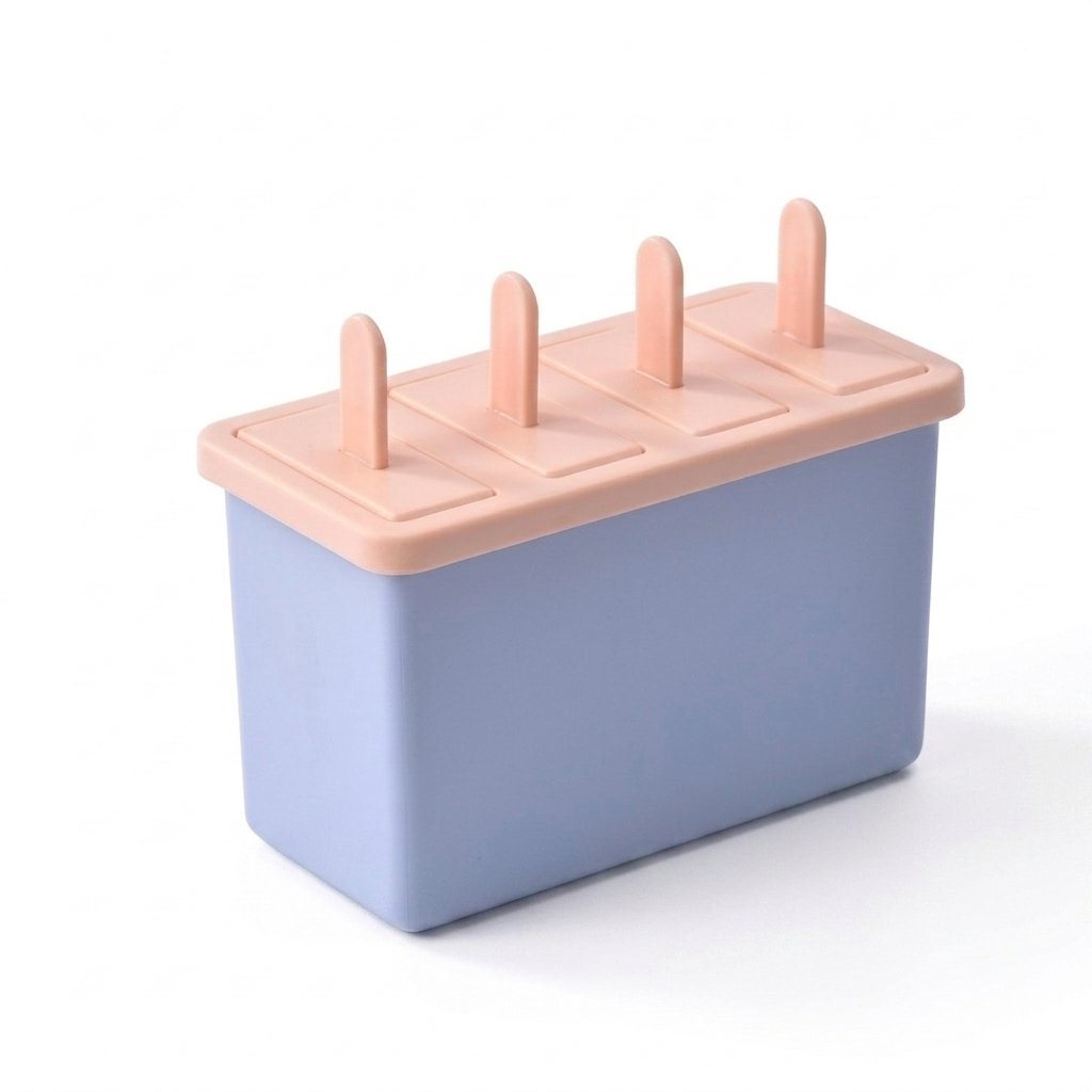 Silicone Popsicle Mold for Easy Homemade Treats with Lid Design