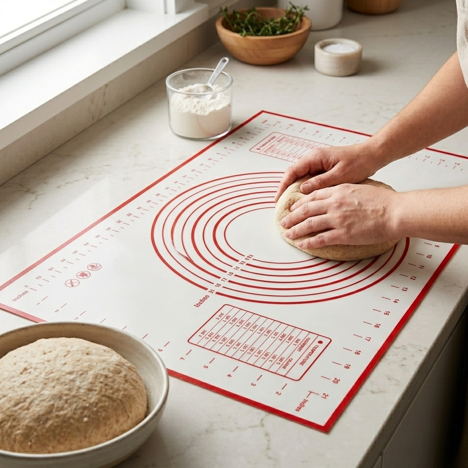 Silicone Dough Kneading Mat – Non-Stick Baking Surface for Easy Prep