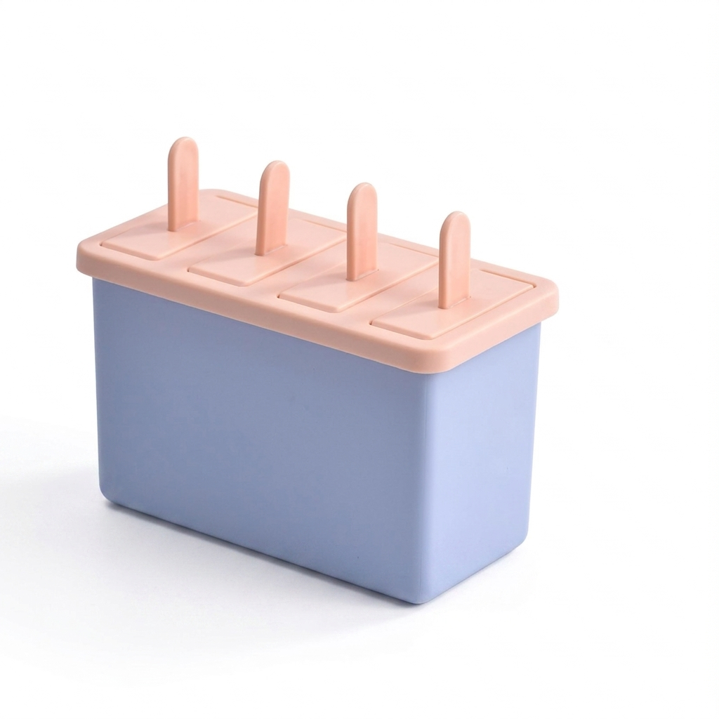 Silicone Popsicle Mold for Easy Homemade Treats with Lid Design