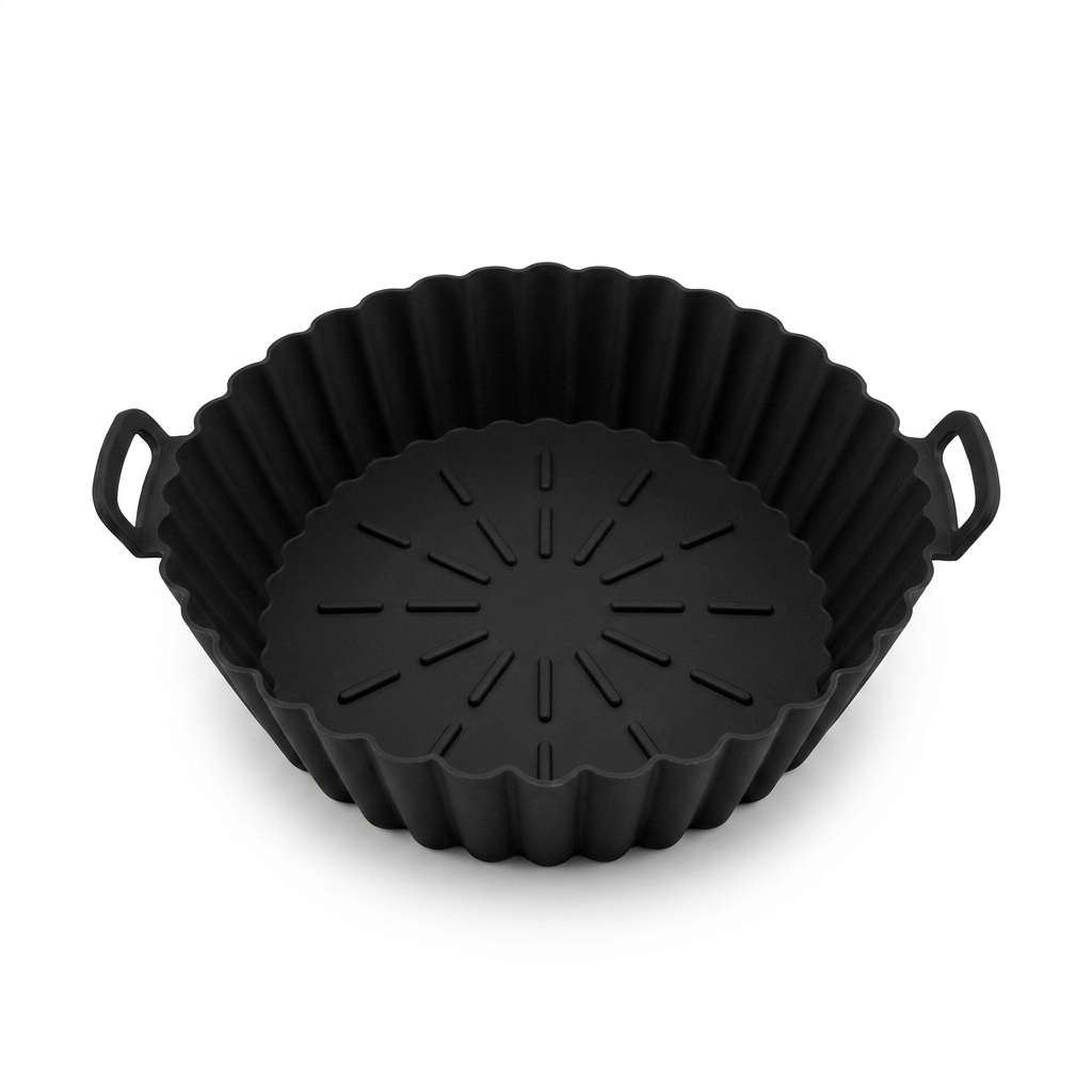 Silicone Air Fryer Basket for Easy Cleanup with Reusable Design