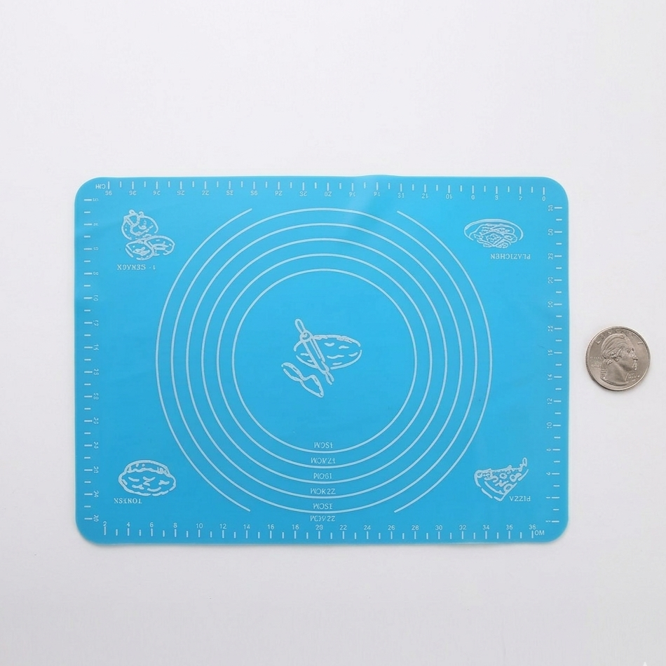 Silicone Baking & Kneading Mat – Non-Slip Dough Guide with Marks