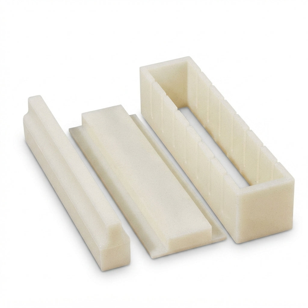 Sushi Roll Maker Set – Easy Shaping with 3 Plastic Molds