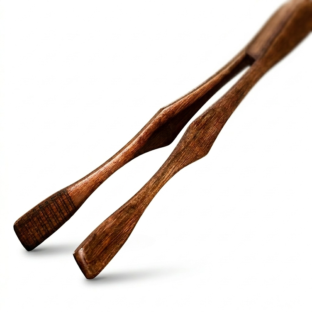 Solid Wood Food Clip – Heat-Resistant Kitchen & BBQ Tool