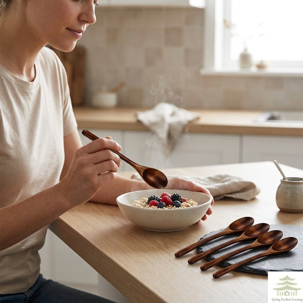 Wooden Spoon Set – Eco-Friendly Natural Tableware Collection