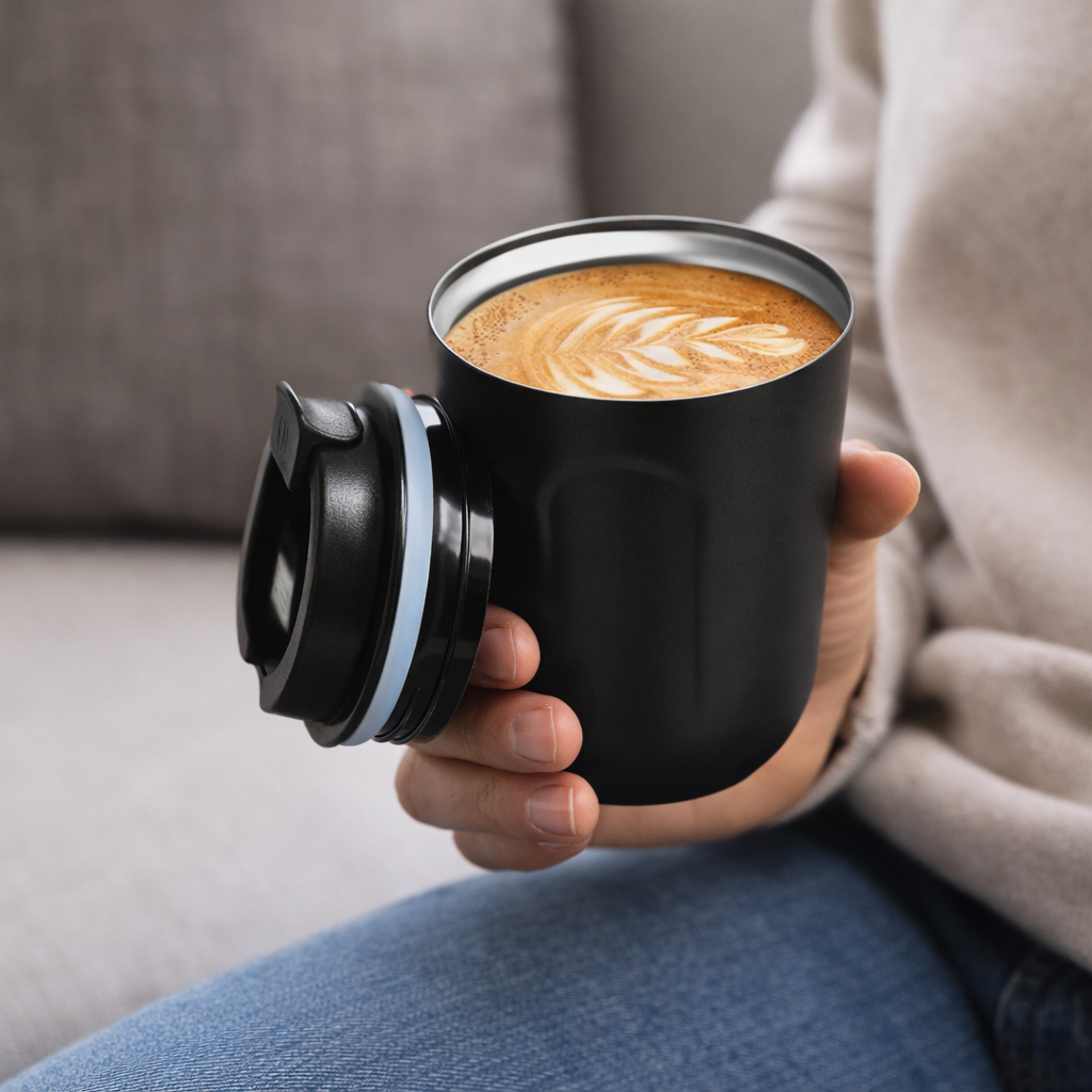 Mini Insulated Coffee Tumbler – Portable Stainless Steel Travel Mug