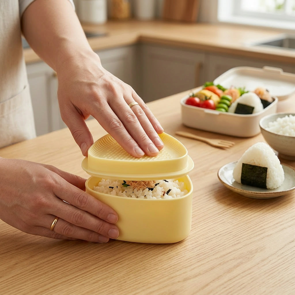 Onigiri Rice Ball Mold – Easy Sushi Shaping Tool for Bento