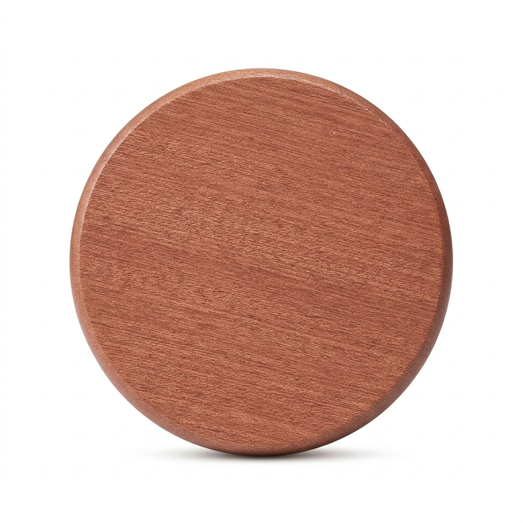 Wood Coaster – Heat Resistant Cup Mat Solid Walnut 8.8cm