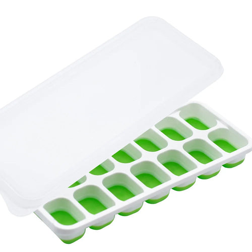 14-Cube Ice Tray – Easy-Release Silicone Freezer Mold