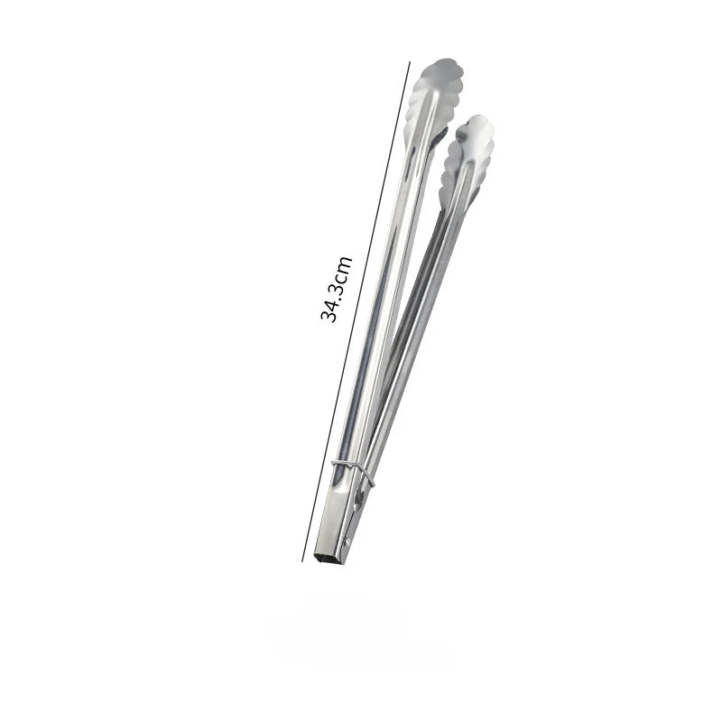Stainless Steel Kitchen Tongs – Easy Grip & Durable Metal