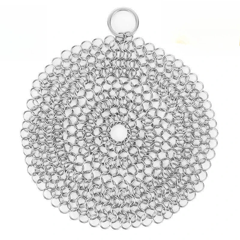 Stainless Steel Pot Scrubber – Tough Grease Cleaning Brush
