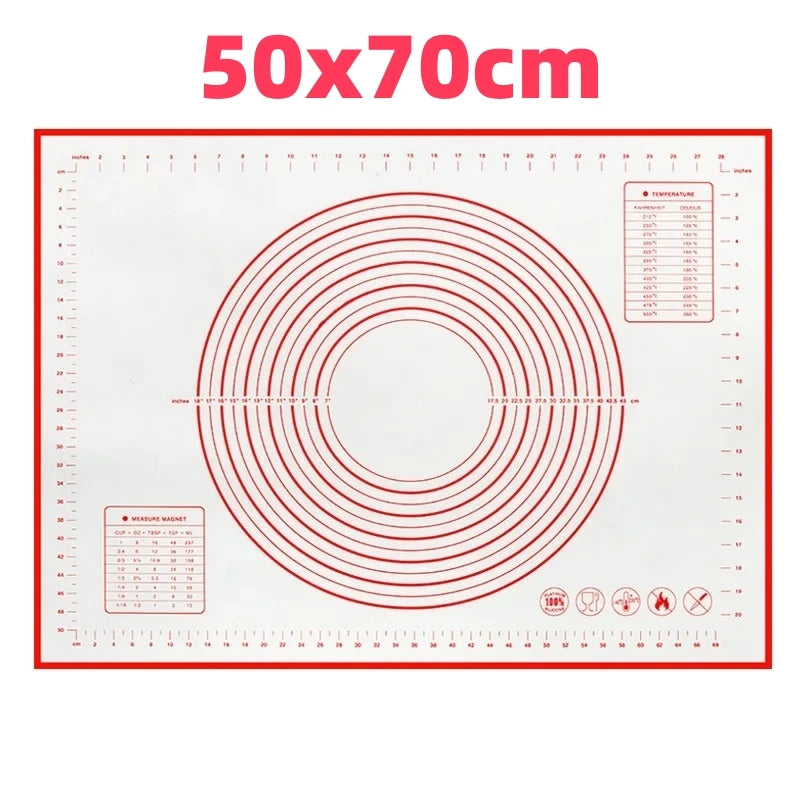 Silicone Dough Kneading Mat – Non-Stick Baking Surface for Easy Prep