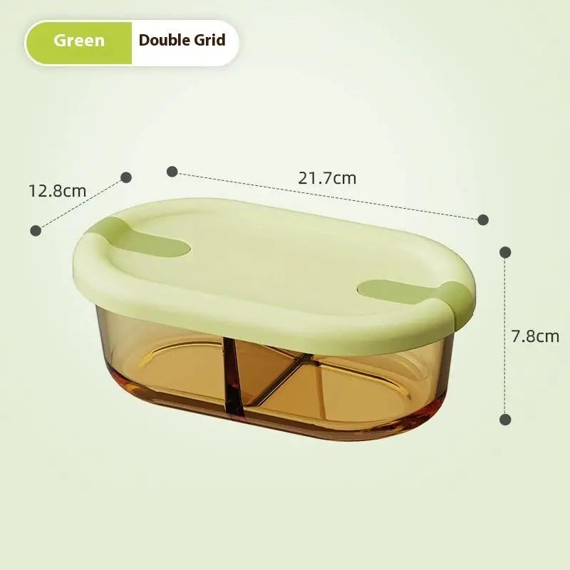 Microwave Glass Lunch Box – Fresh & Sealed – Heat-Resistant Oval Bowl