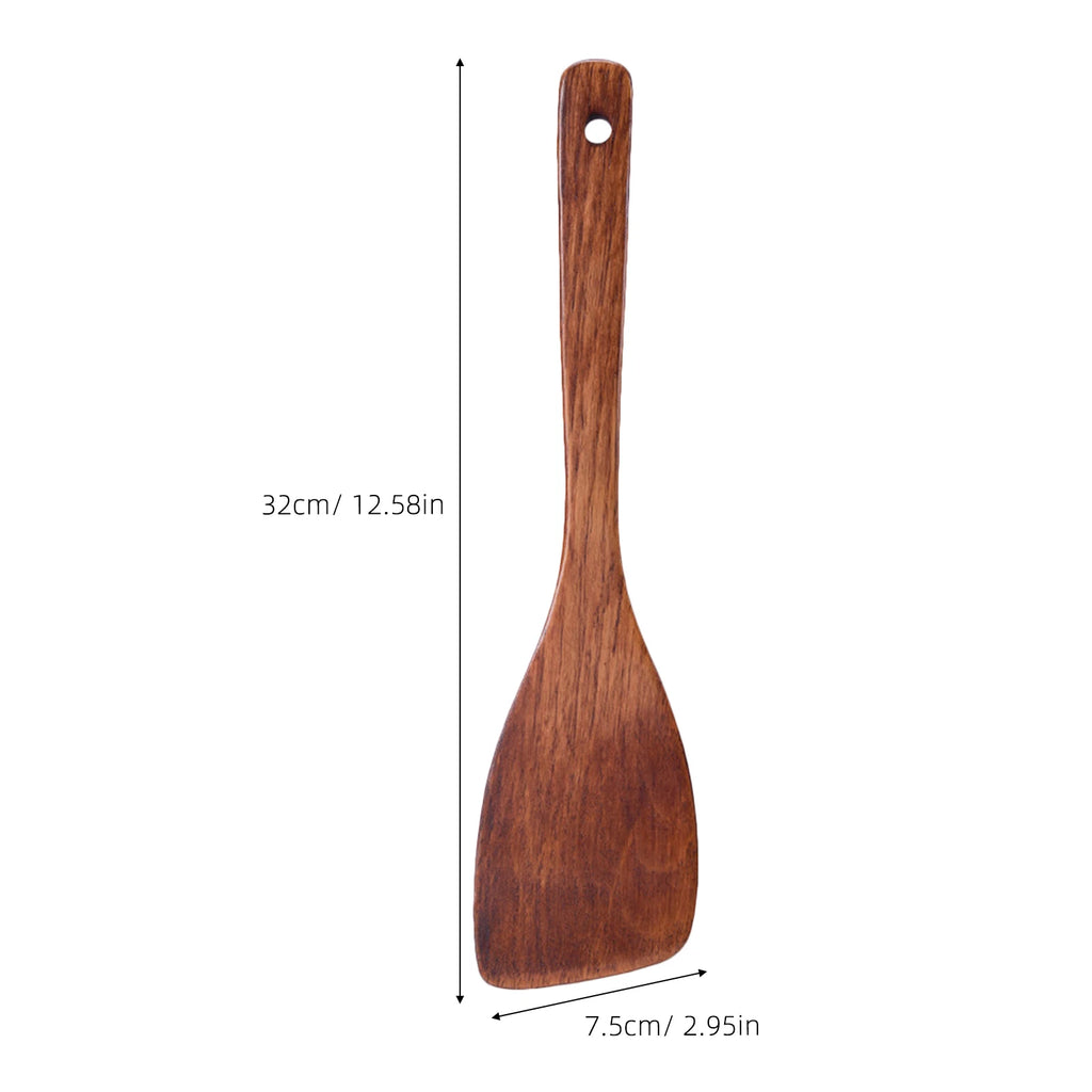 Wooden Cooking Spatula – Long Handle for Easy Stirring & Baking