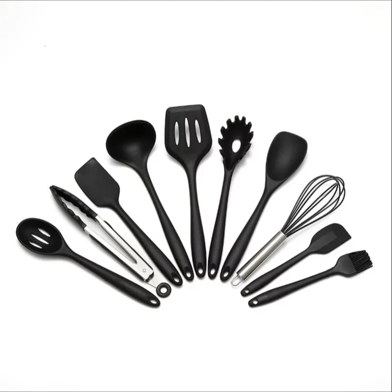 Silicone Kitchen Utensil Set – Heat-Resistant Non-Stick Cooking Tools