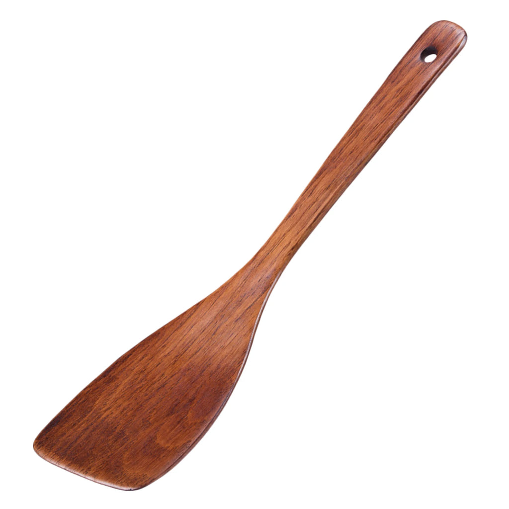Wooden Cooking Spatula – Long Handle for Easy Stirring & Baking
