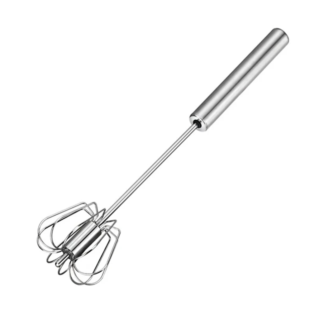 Stainless Steel Hand Mixer – Easy Whisking & Self-Turning Egg Beater
