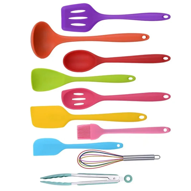 Silicone Kitchen Utensil Set – Heat-Resistant Non-Stick Cooking Tools