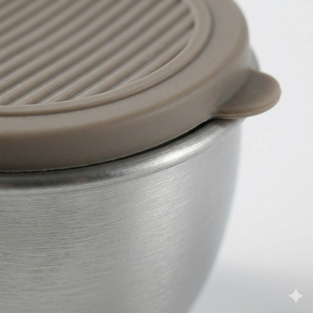 Salad Dressing Container – Leakproof Stainless Steel Lunch Cup