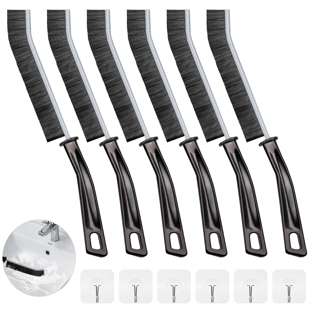 5-Piece Kitchen Cleaning Brush Set – Deep Clean & Small Space Reach