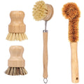 Bamboo Dish Scrub Brushes – Eco-Friendly Cleaning & Wooden Handle