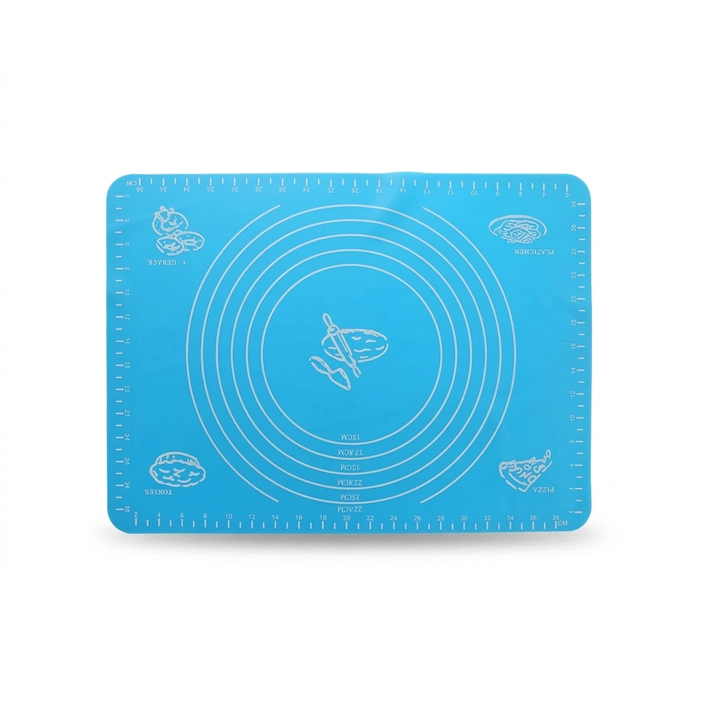 Silicone Baking & Kneading Mat – Non-Slip Dough Guide with Marks