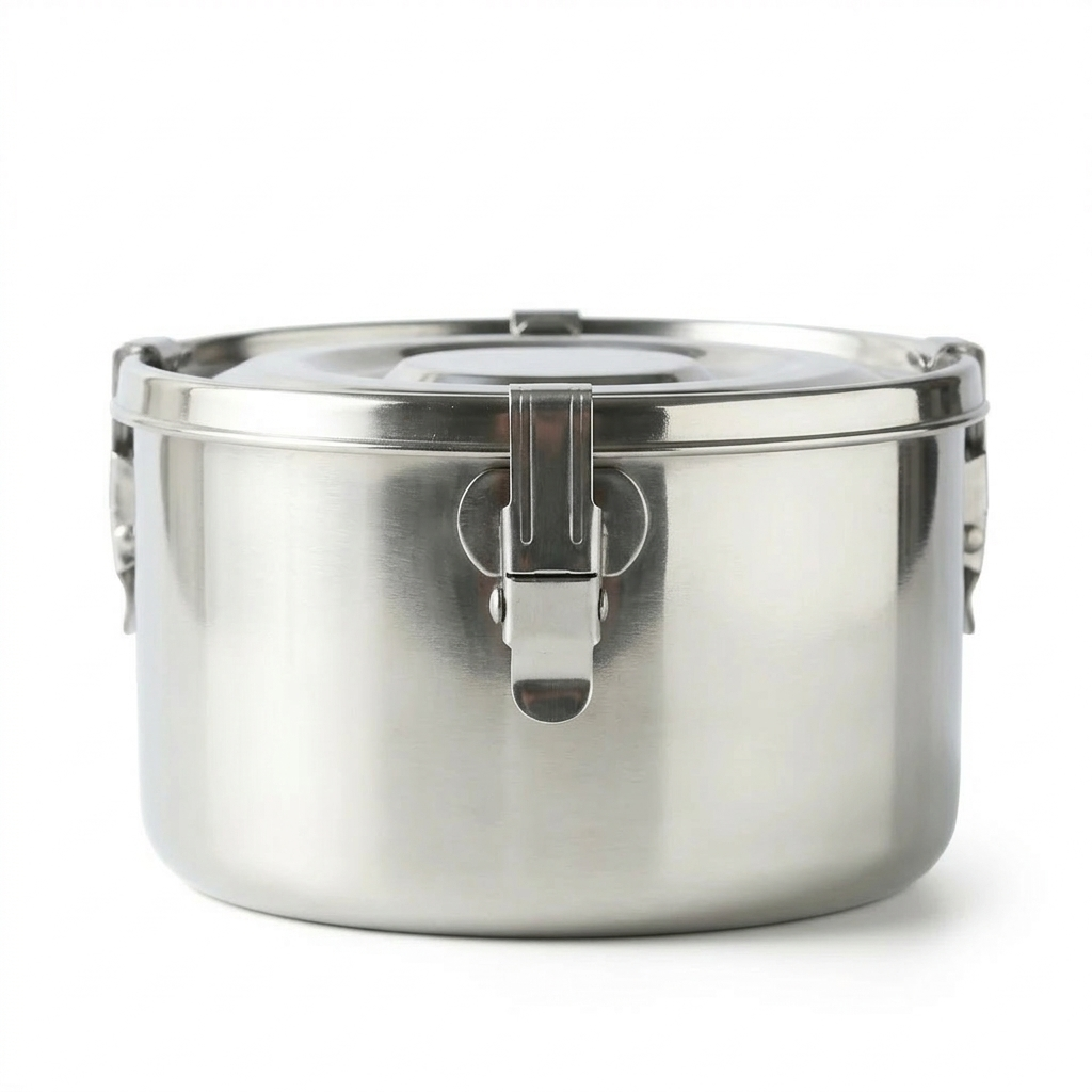 Stainless Steel Bento Lunch Box – Leak-Resistant Food Storage Container