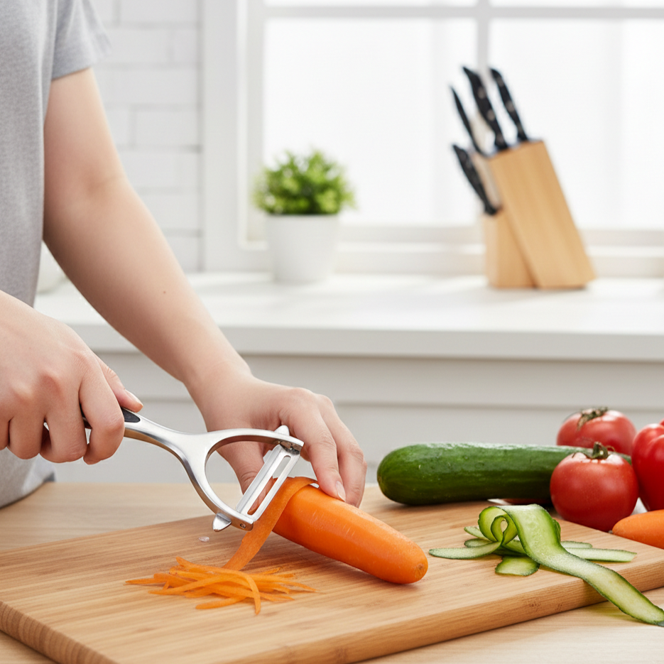 Stainless Steel Vegetable Peeler – Smooth, Fast Peeling Tool