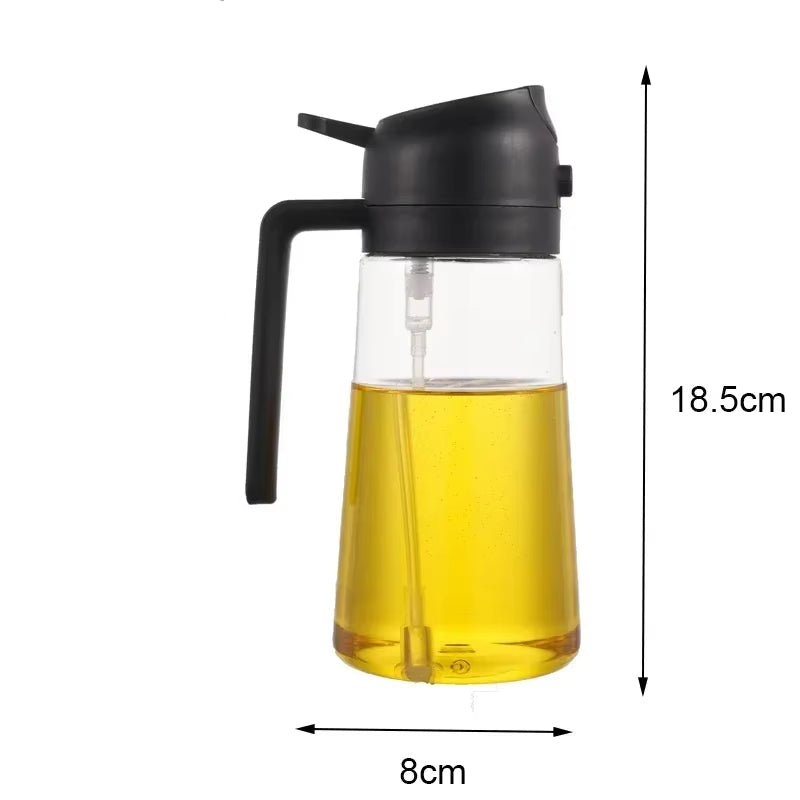 2 in 1 200/300/500Ml Oil Spray for Kitchen Spray Oil Bottle Oil Washer Vinegar Soy Sauce Sprayer Containers Washer