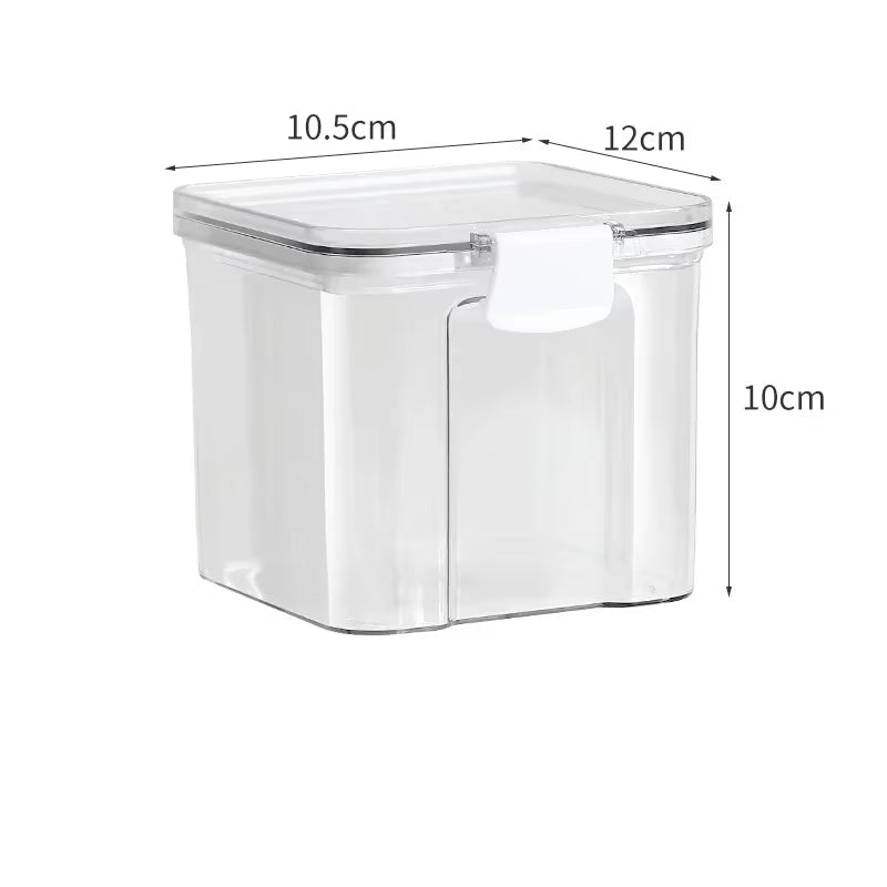 1PC Sealed Jar Airtight Container Grain Pasta Storage Box Plastic Moisture-Proof Box Household Kitchen Organizer Seasoning Jars