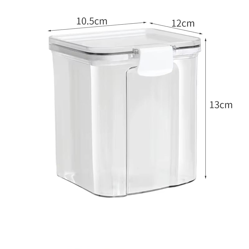 1PC Sealed Jar Airtight Container Grain Pasta Storage Box Plastic Moisture-Proof Box Household Kitchen Organizer Seasoning Jars