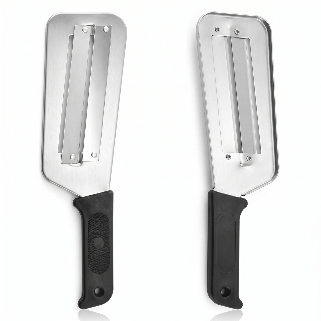 Stainless Steel Dual-Blade Julienne Cutter & Cabbage Shredder