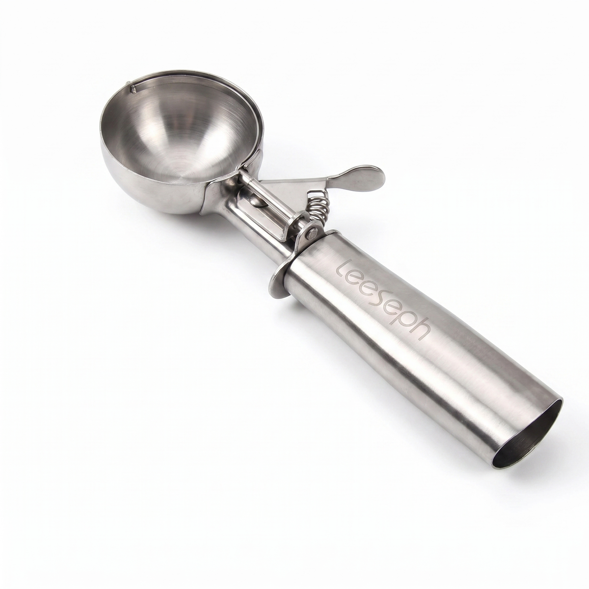 Stainless Steel Ice Cream Scoop with Trigger Release & Grip