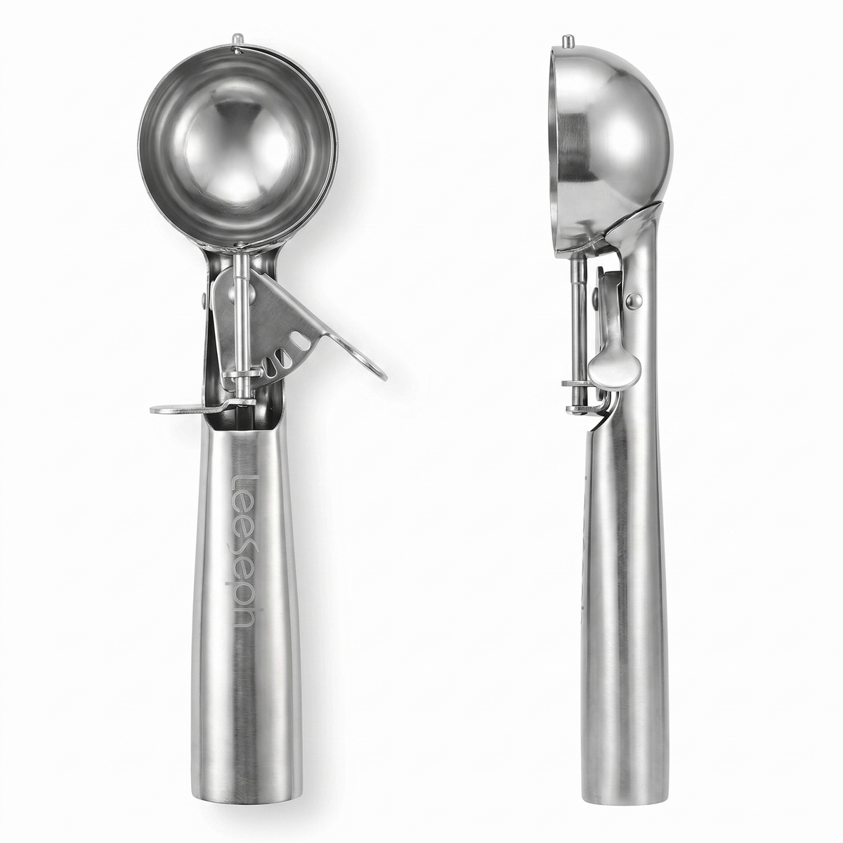 Stainless Steel Ice Cream Scoop with Trigger Release & Grip