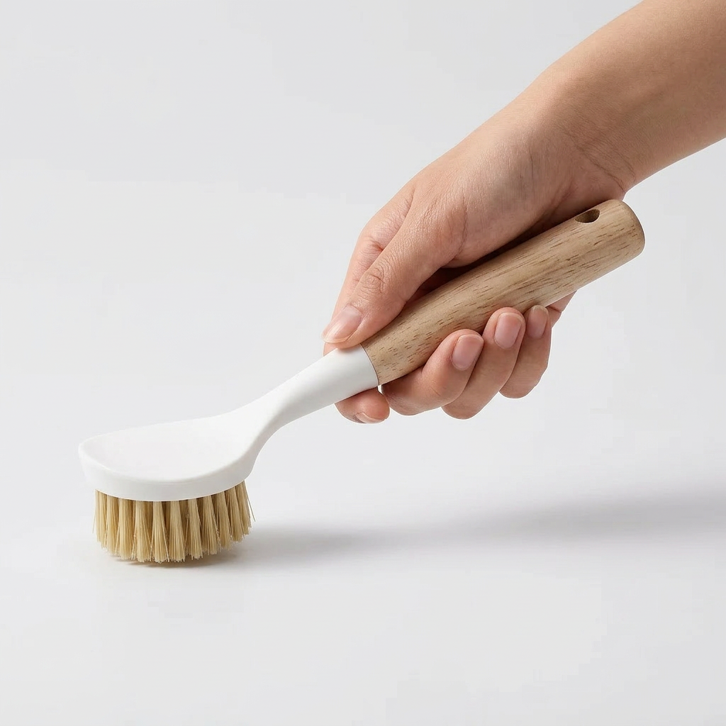 Long Handle Dish Brush – Effortless Cleaning & Durable Nylon