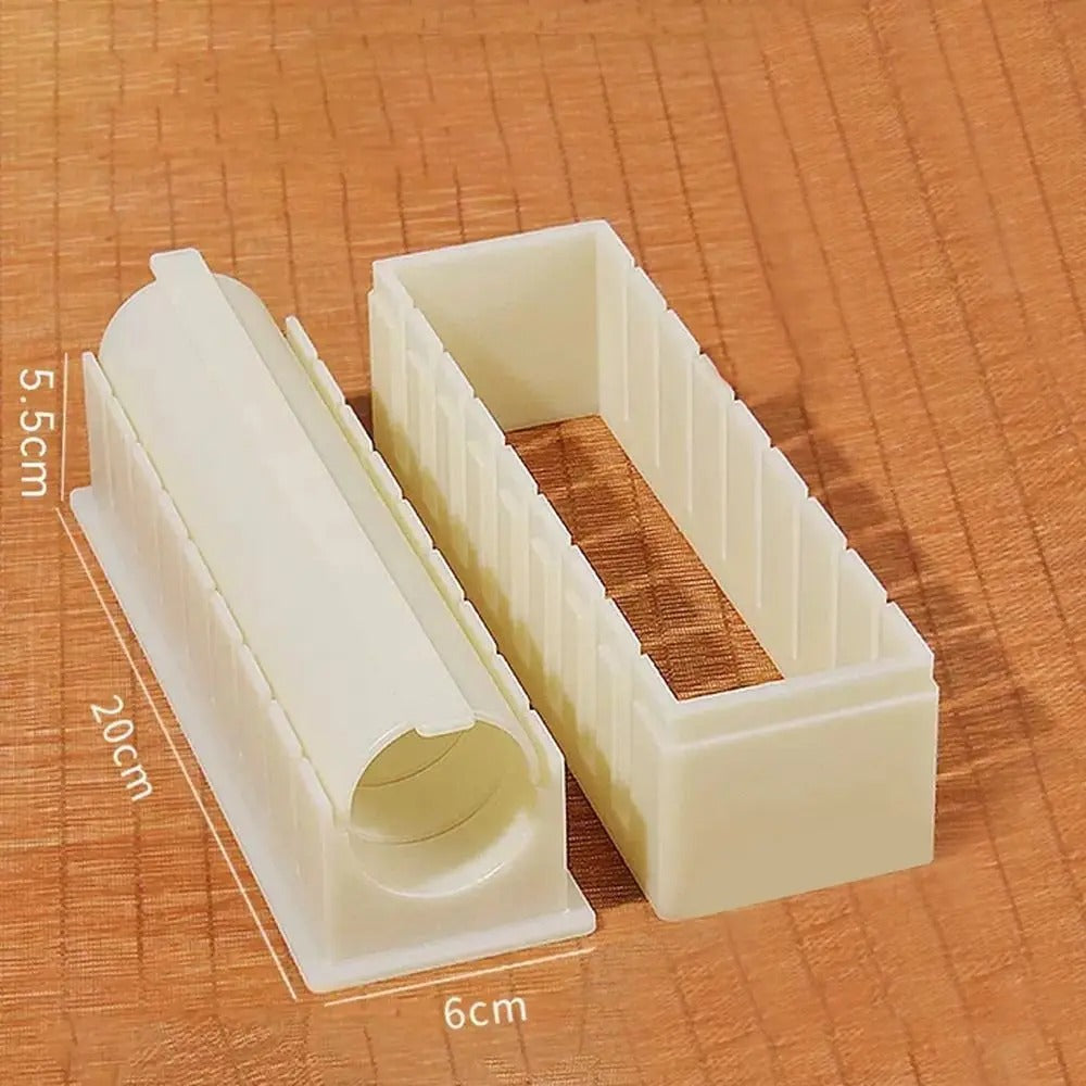 Sushi Roll Maker Set – Easy Shaping with 3 Plastic Molds