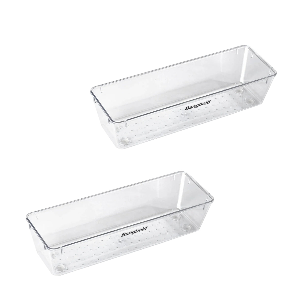 Clear Organizer Trays – Modular Storage Set