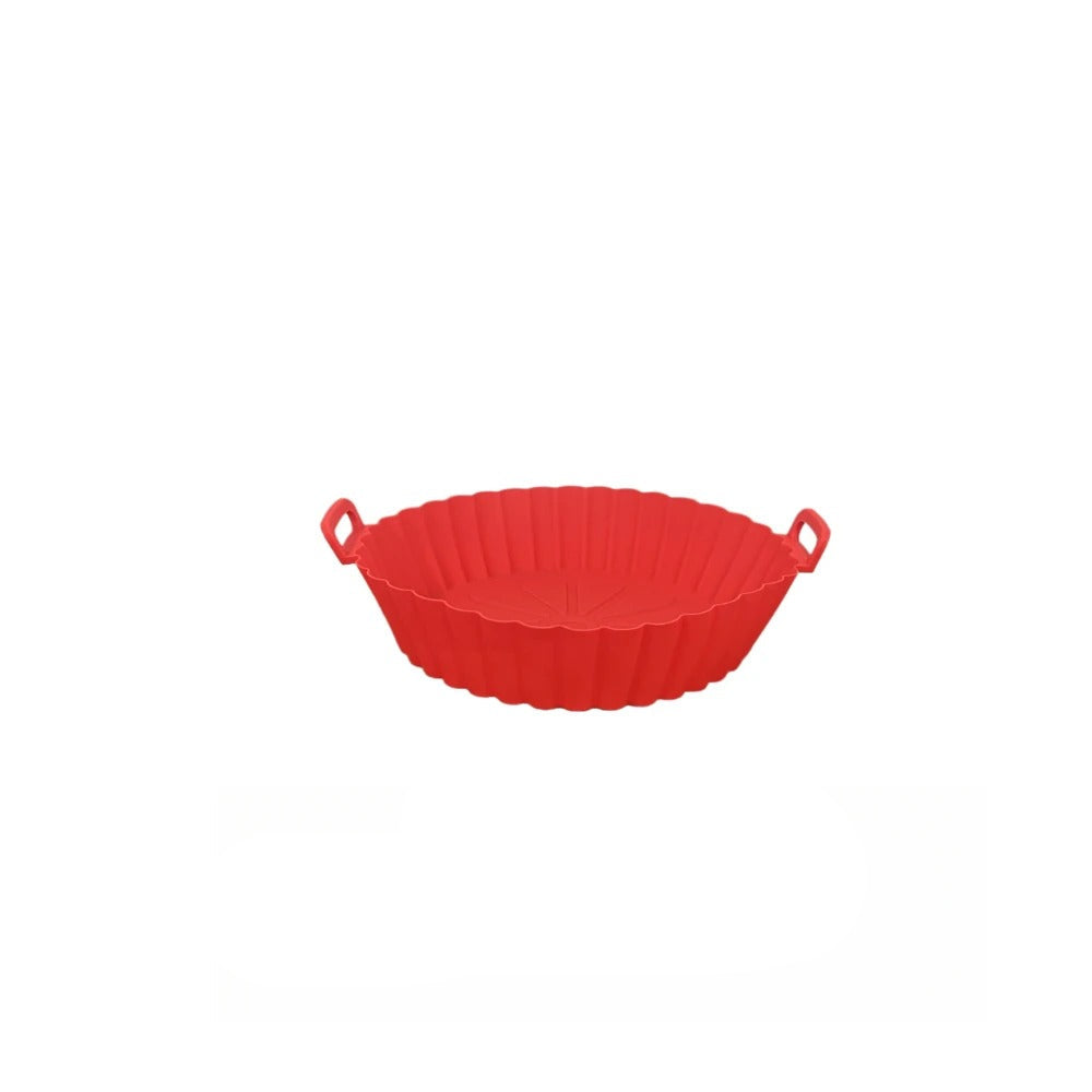 Silicone Air Fryer Basket for Easy Cleanup with Reusable Design