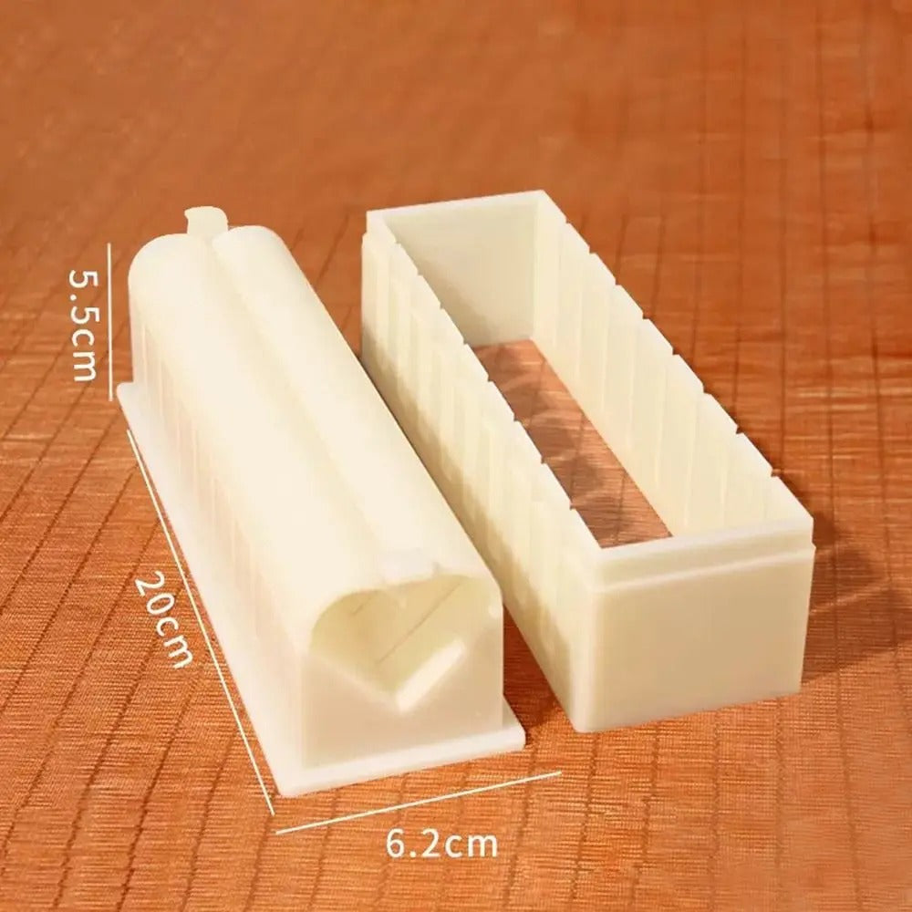 Sushi Roll Maker Set – Easy Shaping with 3 Plastic Molds